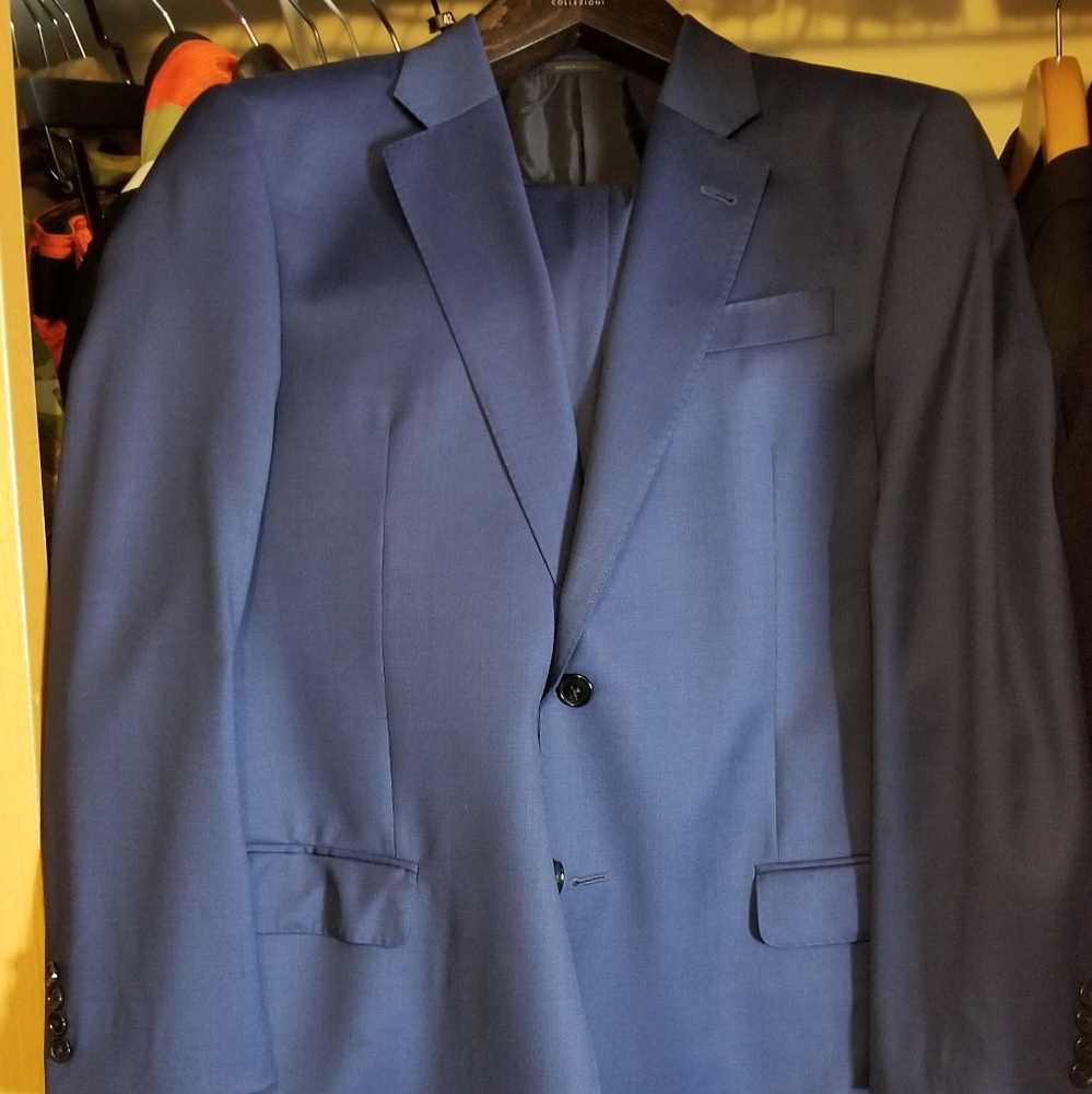 Armani Collezioni blue suit